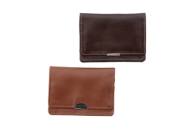 تصویر جاکارتی دکمه دار چرم طبیعی