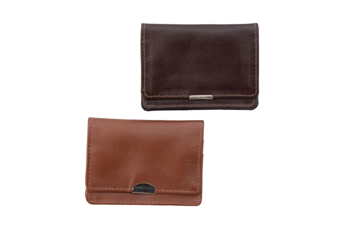 تصویر جاکارتی دکمه دار چرم طبیعی