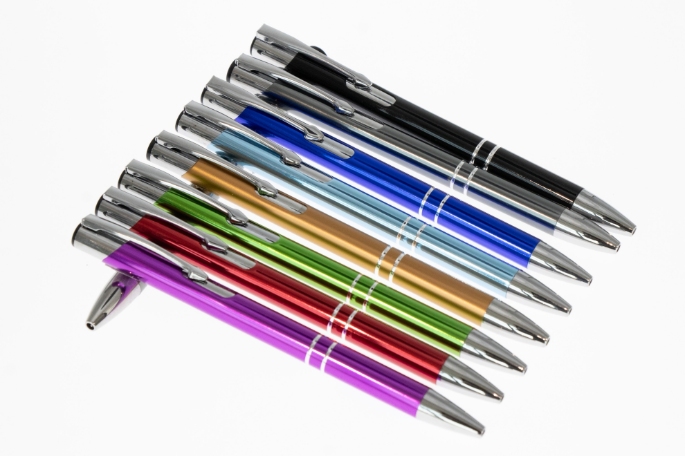 تصویر خودکار فلزی تبلیغاتی Nikopen مدل 2200 | بدنه فلزی براق، مناسب چاپ لیزر لوگو